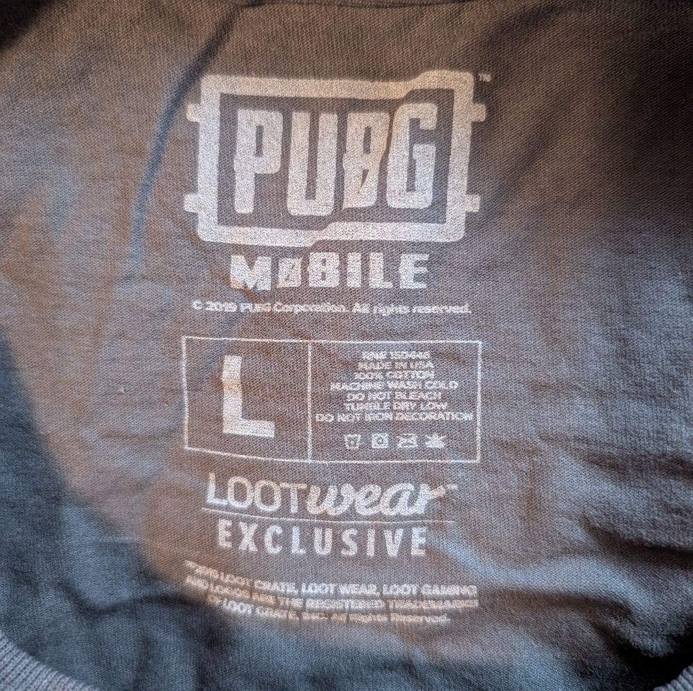 Lootwear PUBG Mobile Gray T-Shirt